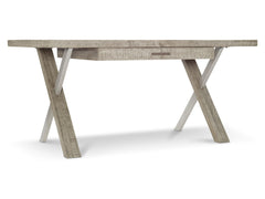 Polk Glazed Silver/Morel Desk - Ornate Home