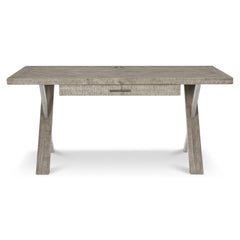 Polk Glazed Silver/Morel Desk - Ornate Home