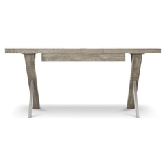 Polk Glazed Silver/Morel Desk - Ornate Home
