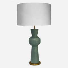 Pollard Slate Green Table Lamp - Ornate Home