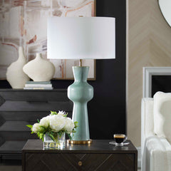 Pollard Slate Green Table Lamp - Ornate Home