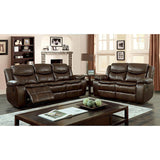 Pollux Brown Loveseat - Ornate Home