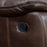 Pollux Brown Loveseat - Ornate Home