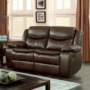 Pollux Brown Loveseat - Ornate Home