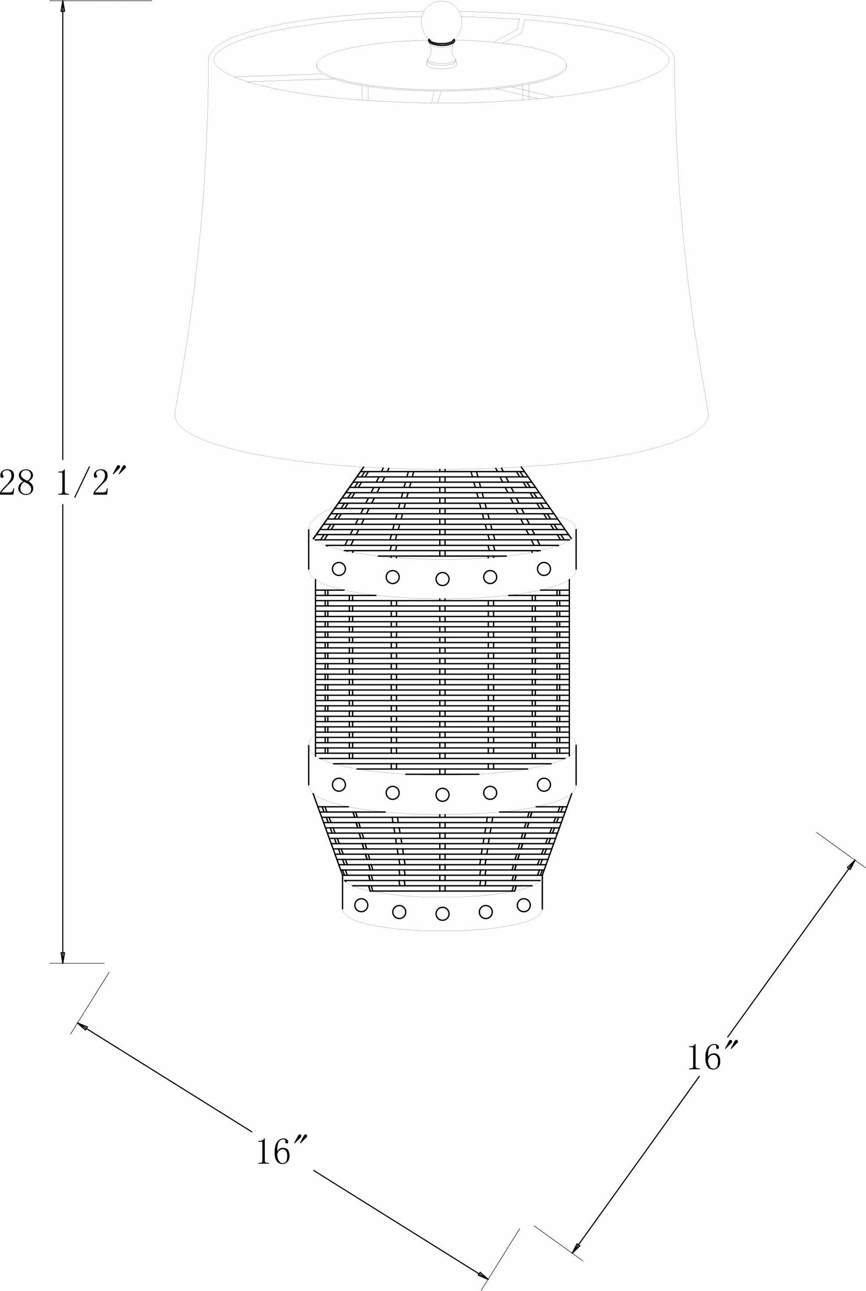 Polokwane Table Lamp - Clearance - Ornate Home