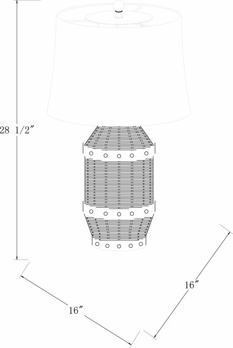 Polokwane Table Lamp - Clearance - Ornate Home