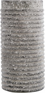 Polopina Gray Textured Cylindrical Decor - Clearance - Ornate Home