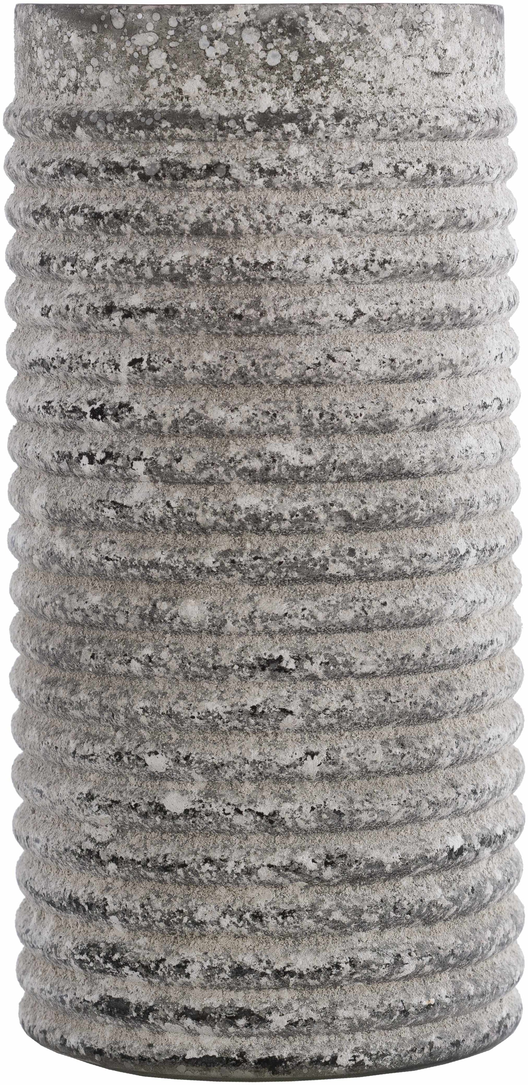 Polopina Gray Textured Cylindrical Decor - Clearance - Ornate Home