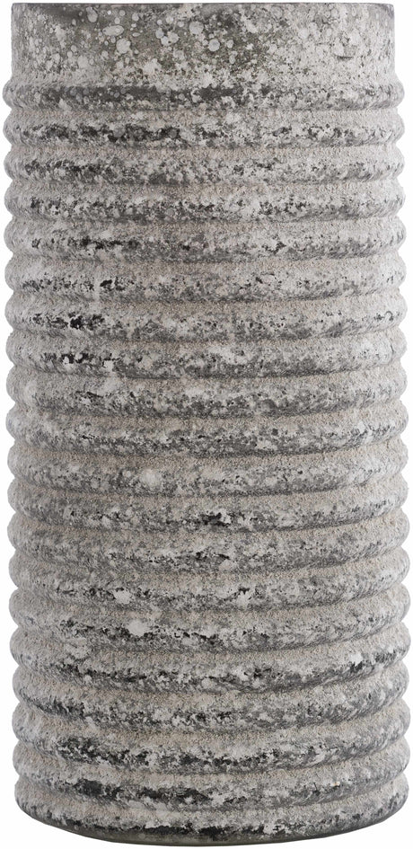 Polopina Gray Textured Cylindrical Decor - Ornate Home