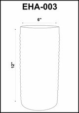 Polopina Gray Textured Cylindrical Decor - Ornate Home