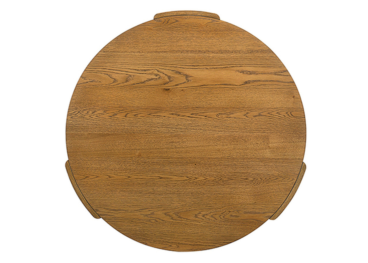 Poltimore Walnut Round Coffee Table - Ornate Home