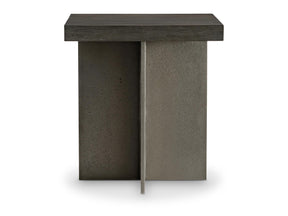 Polus Zeno/Graphite Side Table - Ornate Home