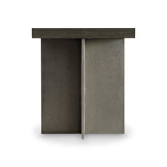 Polus Zeno/Graphite Side Table - Ornate Home
