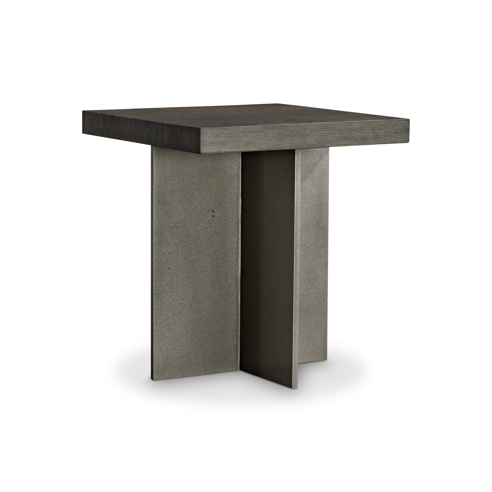 Polus Zeno/Graphite Side Table - Ornate Home