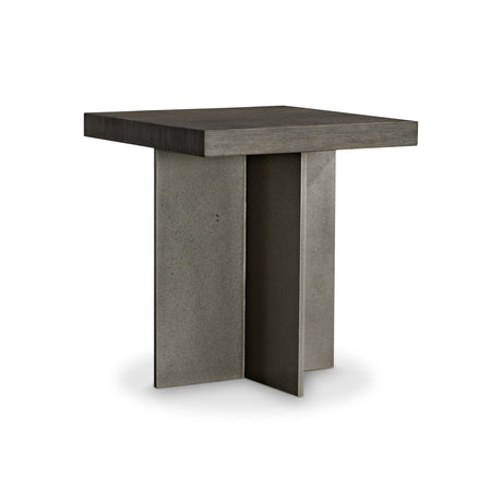 Polus Zeno/Graphite Side Table - Ornate Home