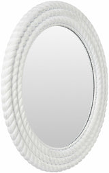 Polverigi Round White Mirror - Clearance - Ornate Home