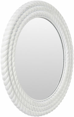 Polverigi Round White Mirror - Clearance - Ornate Home