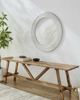 Polverigi Round White Mirror - Clearance - Ornate Home