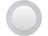 Polverigi Round White Mirror - Ornate Home