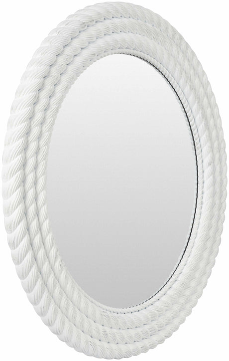 Polverigi Round White Mirror - Ornate Home