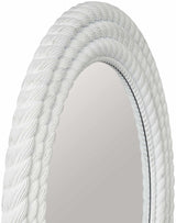 Polverigi Round White Mirror - Ornate Home