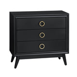 Pomeroy Black Chest - Ornate Home