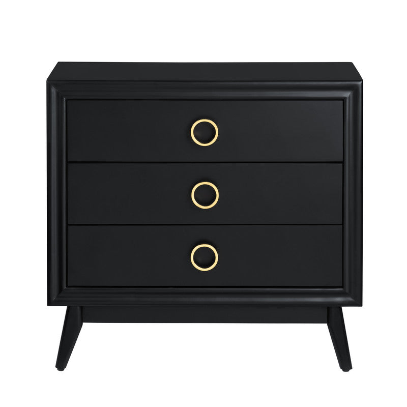 Pomeroy Black Chest - Ornate Home