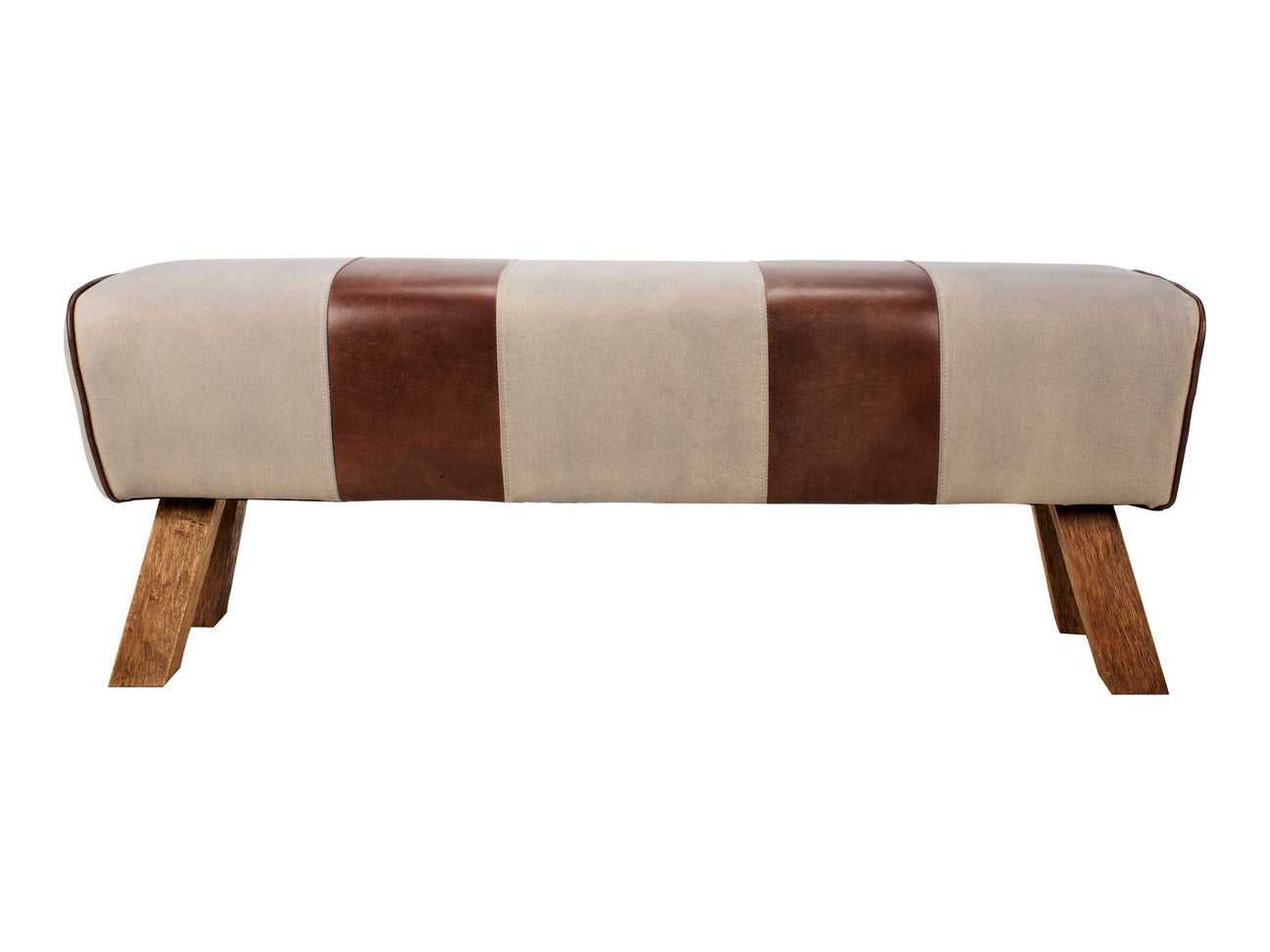 Pommel Brown Bench - Ornate Home