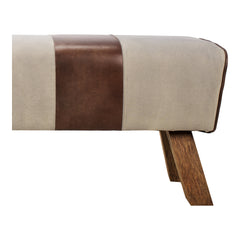 Pommel Brown Bench - Ornate Home