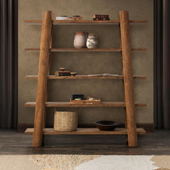 Pomona Golden Wheat Bookshelf - Ornate Home