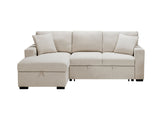 Pompano Beige Sectional with Left Chaise - Ornate Home
