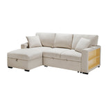 Pompano Beige Sectional with Left Chaise - Ornate Home