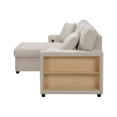 Pompano Beige Sectional with Left Chaise - Ornate Home
