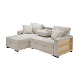 Pompano Beige Sectional with Left Chaise - Ornate Home