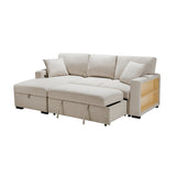 Pompano Beige Sectional with Left Chaise - Ornate Home