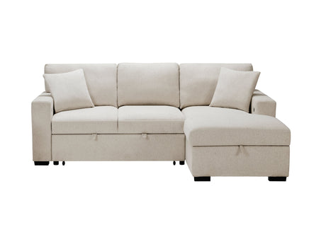 Pompano Beige Sectional with Right Chaise - Ornate Home