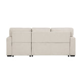 Pompano Beige Sectional with Right Chaise - Ornate Home