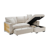 Pompano Beige Sectional with Right Chaise - Ornate Home