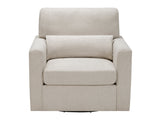 Pompano Beige Swivel Chair - Ornate Home
