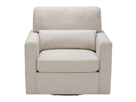Pompano Beige Swivel Chair - Ornate Home