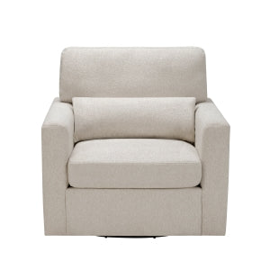 Pompano Beige Swivel Chair - Ornate Home