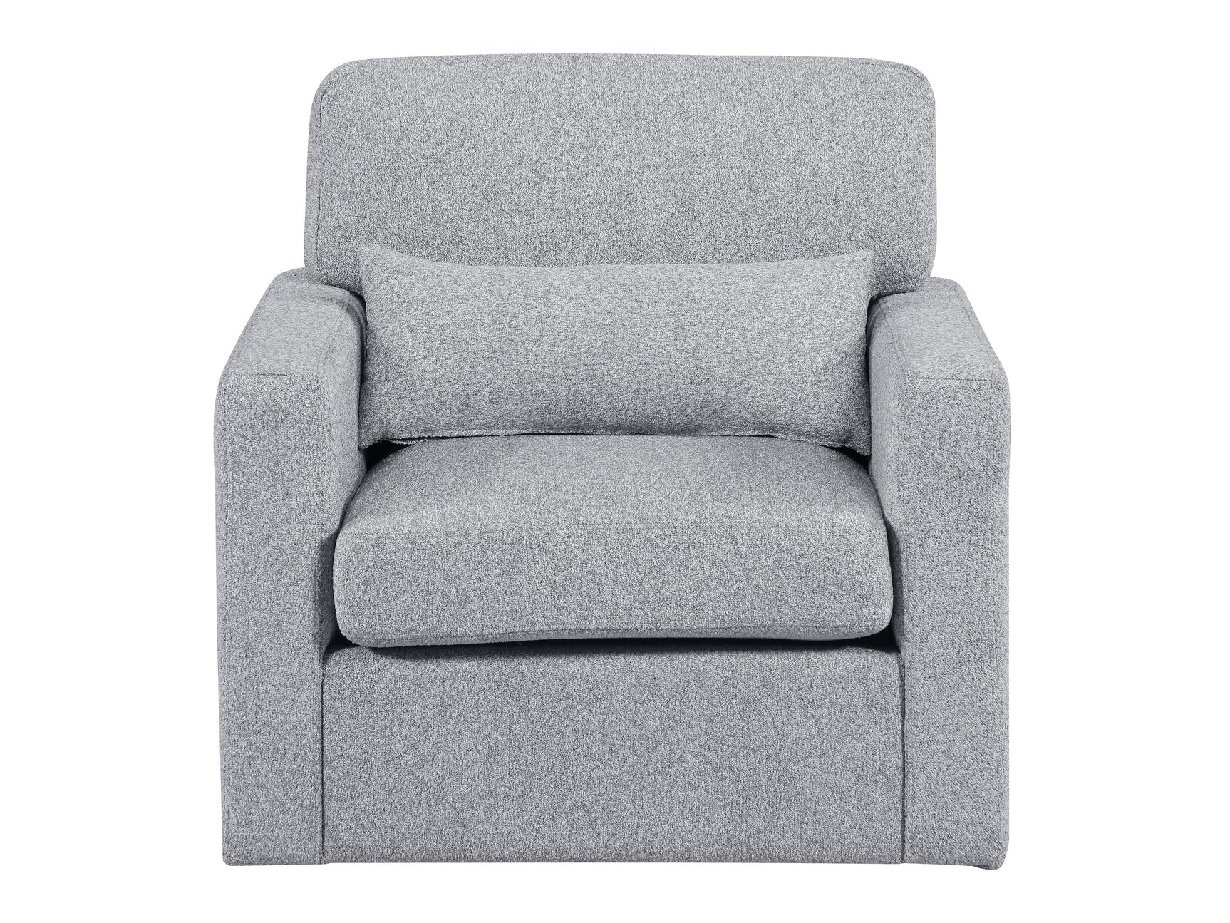 Pompano Gray Swivel Chair - Ornate Home