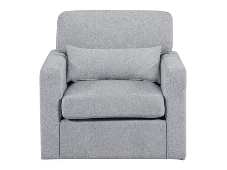 Pompano Gray Swivel Chair - Ornate Home