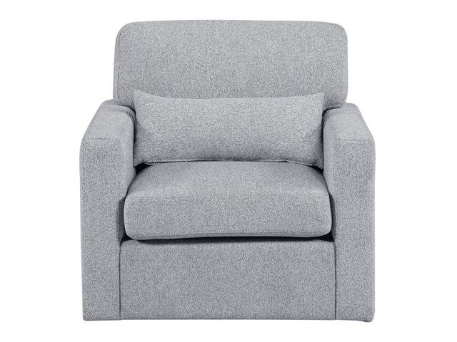 Pompano Gray Swivel Chair - Ornate Home