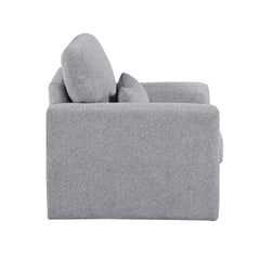 Pompano Gray Swivel Chair - Ornate Home