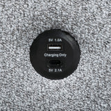 Pompano Sleeper Sectional with Left Chaise, Pull-out Bed and Hidden Storage, Charging Ports - Ornate Home