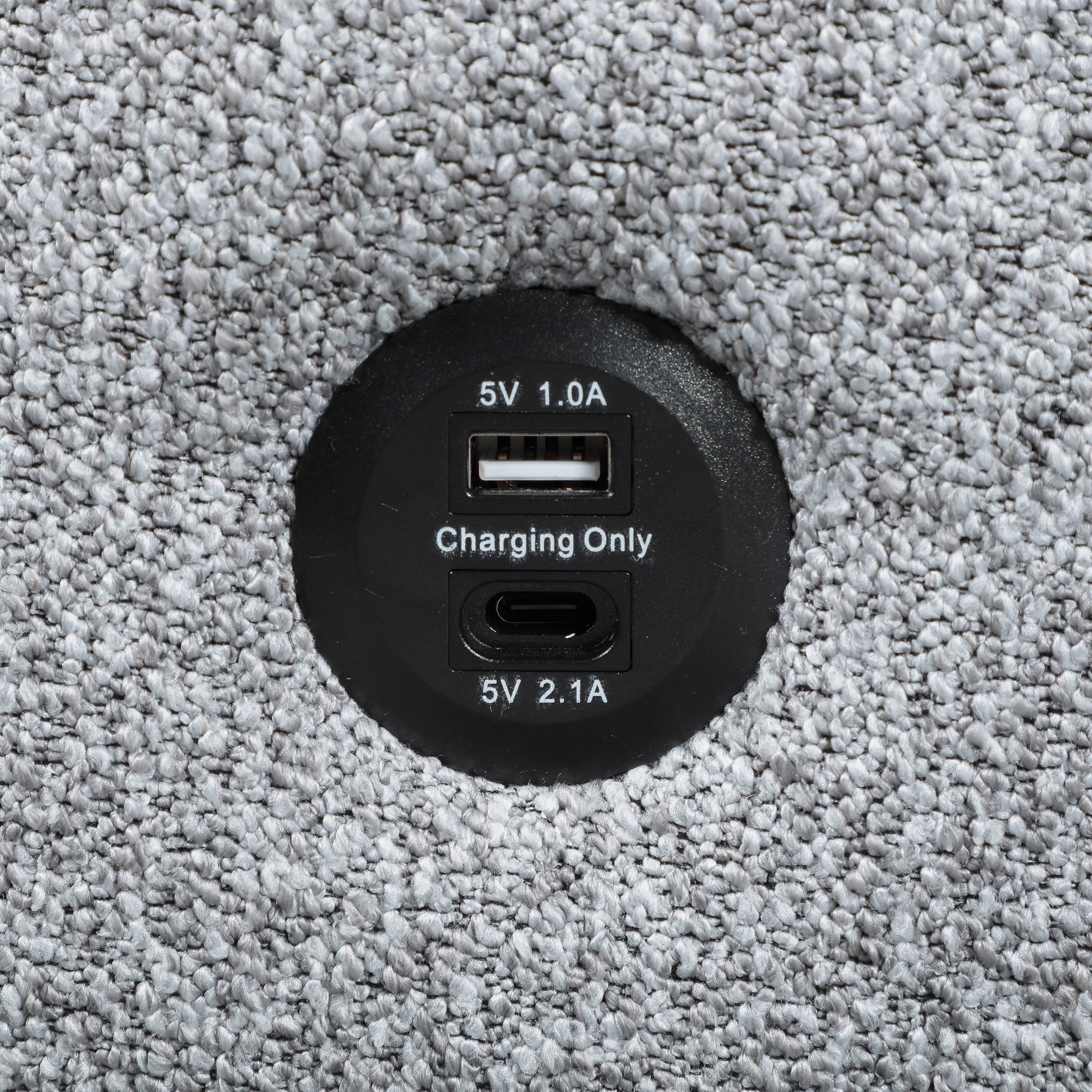 Pompano Sleeper Sectional with Left Chaise, Pull-out Bed and Hidden Storage, Charging Ports - Ornate Home