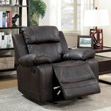 Pondera Dark Brown Recliner - Ornate Home