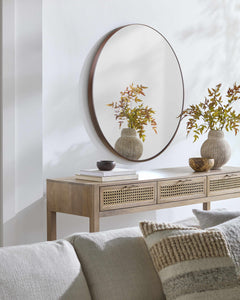 Pontalina Dark Brown Mirror - Ornate Home