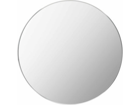 Pontalina Round Silver Gray Mirror - Ornate Home